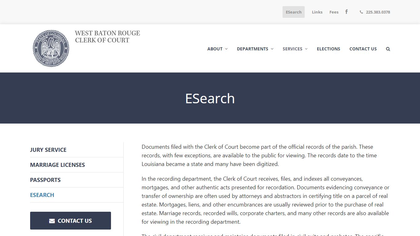 Search Public Files - Public Records - Baton Rouge Clerk