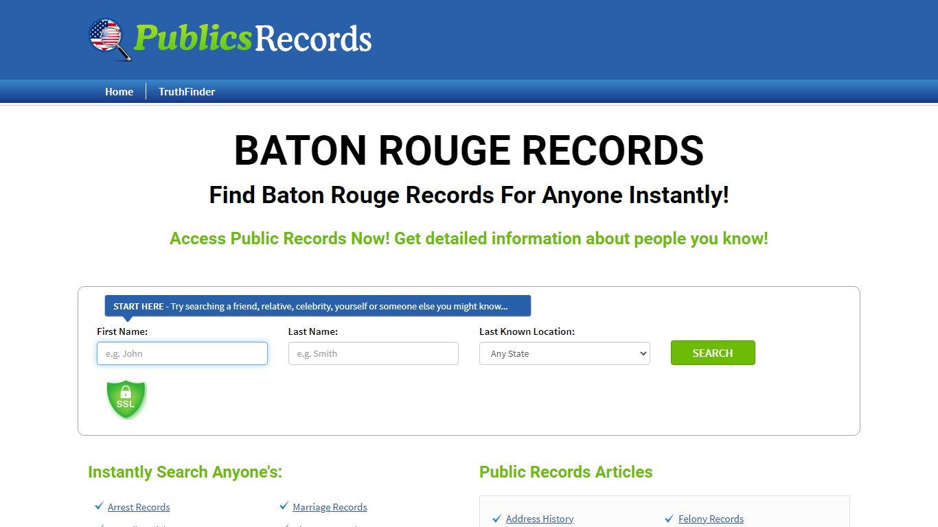 Search for Baton Rouge Records